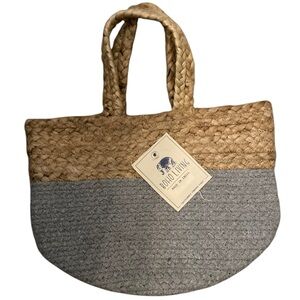 Boho Living Storage basket purse NWT